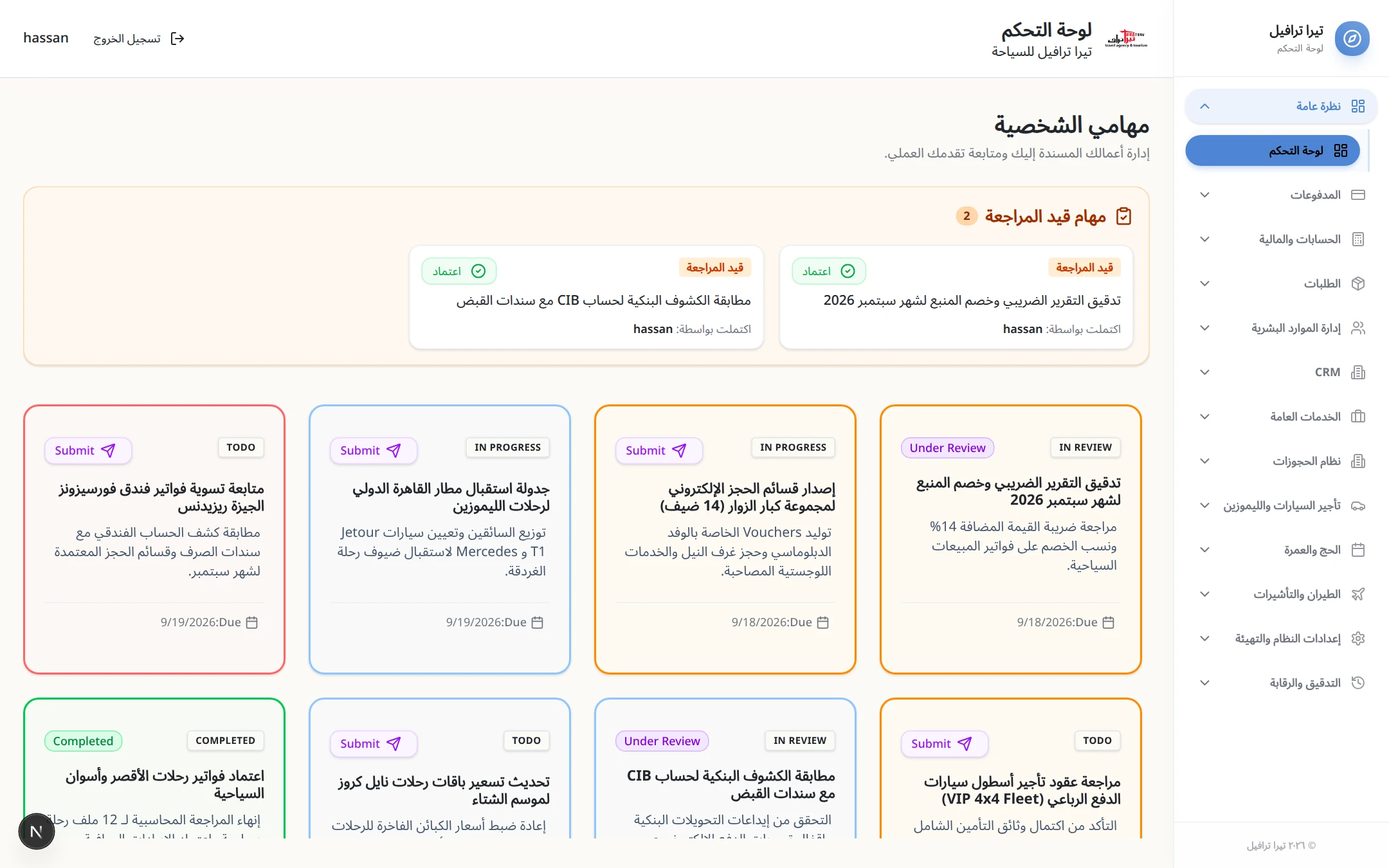 Executive Operations Hub & Kanban Task Pipeline